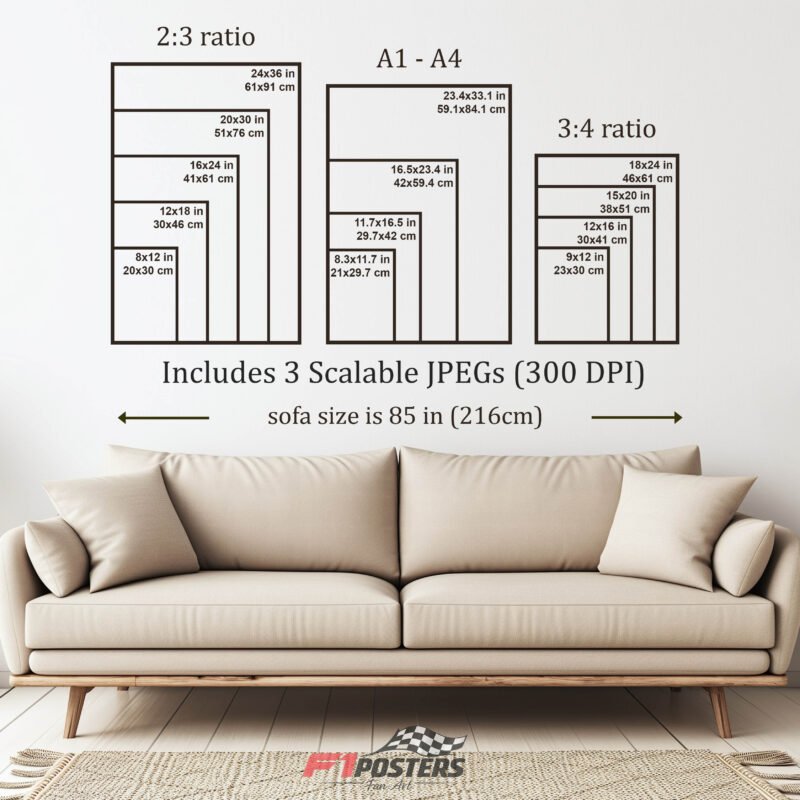 bahrain Formula 1 track map artwork designed for racing and motorsport enthusiasts