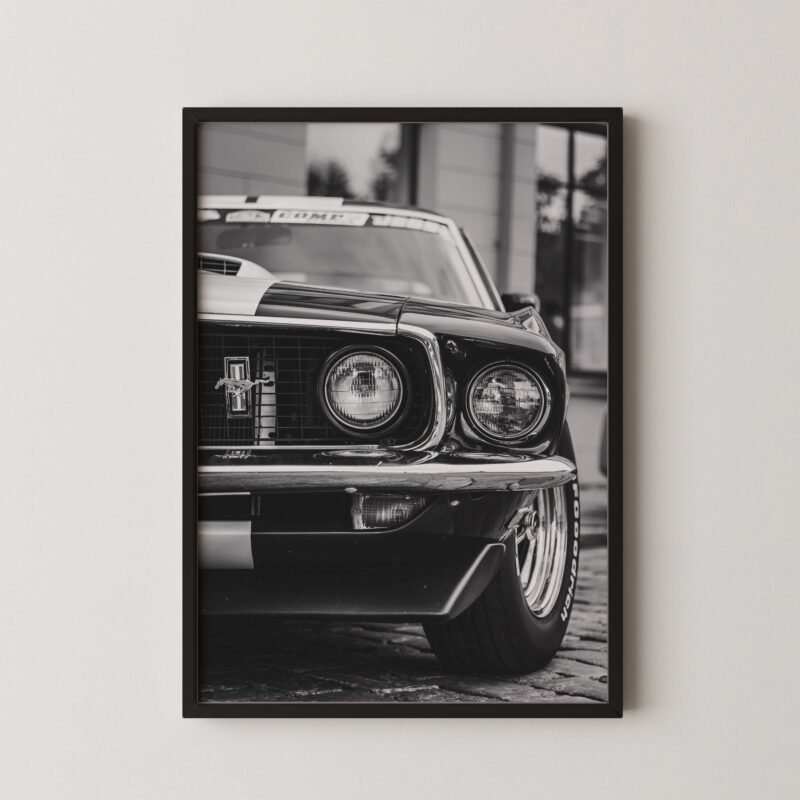Vintage Ford Mustang Sport Poster