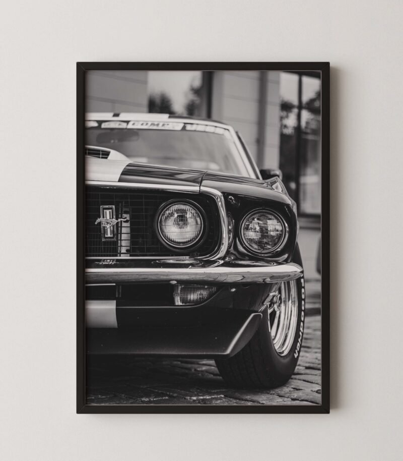 Vintage Ford Mustang Sport Poster