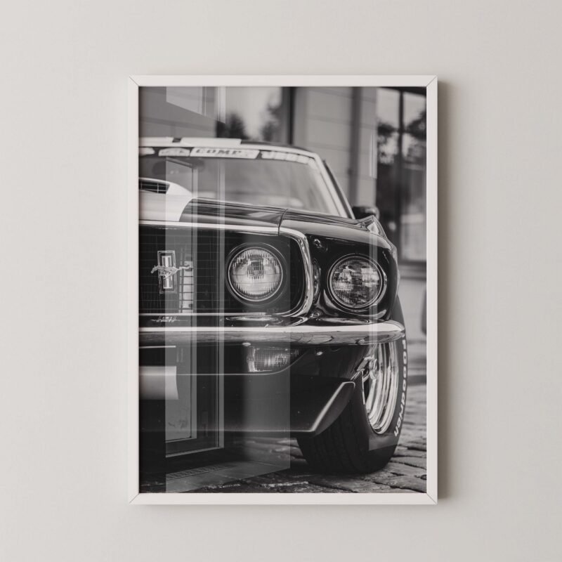 Vintage Ford Mustang Sport Poster