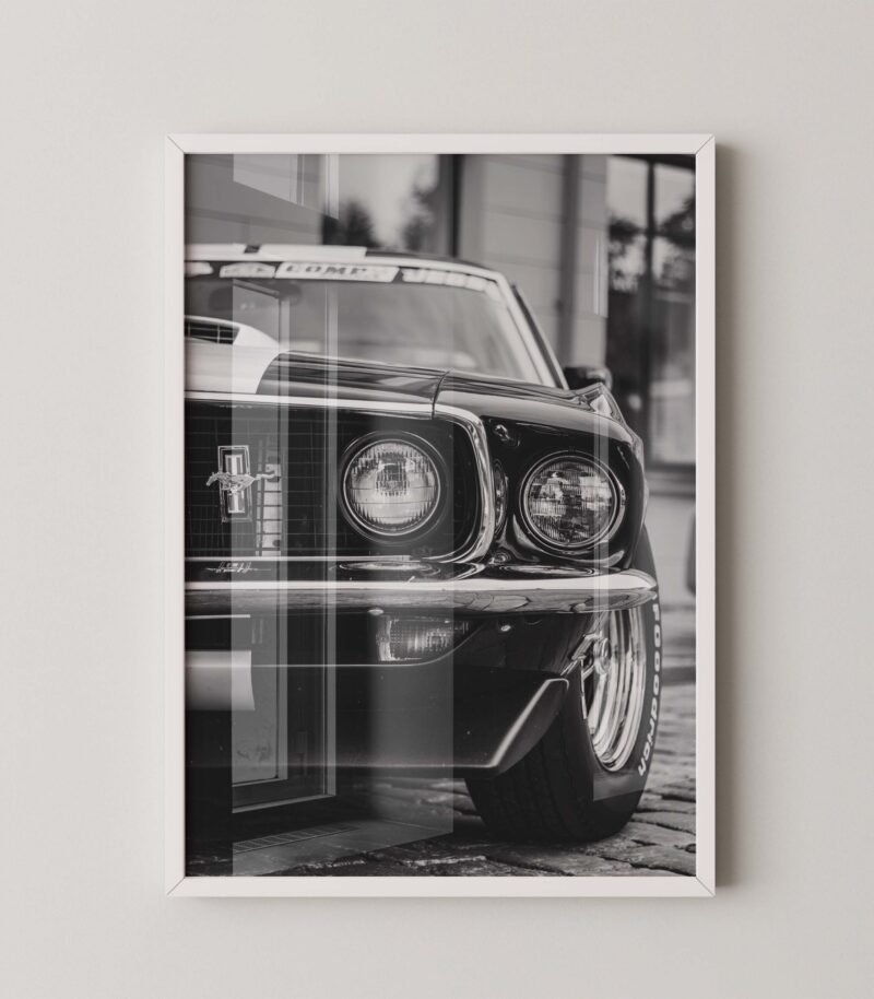 Vintage Ford Mustang Sport Poster