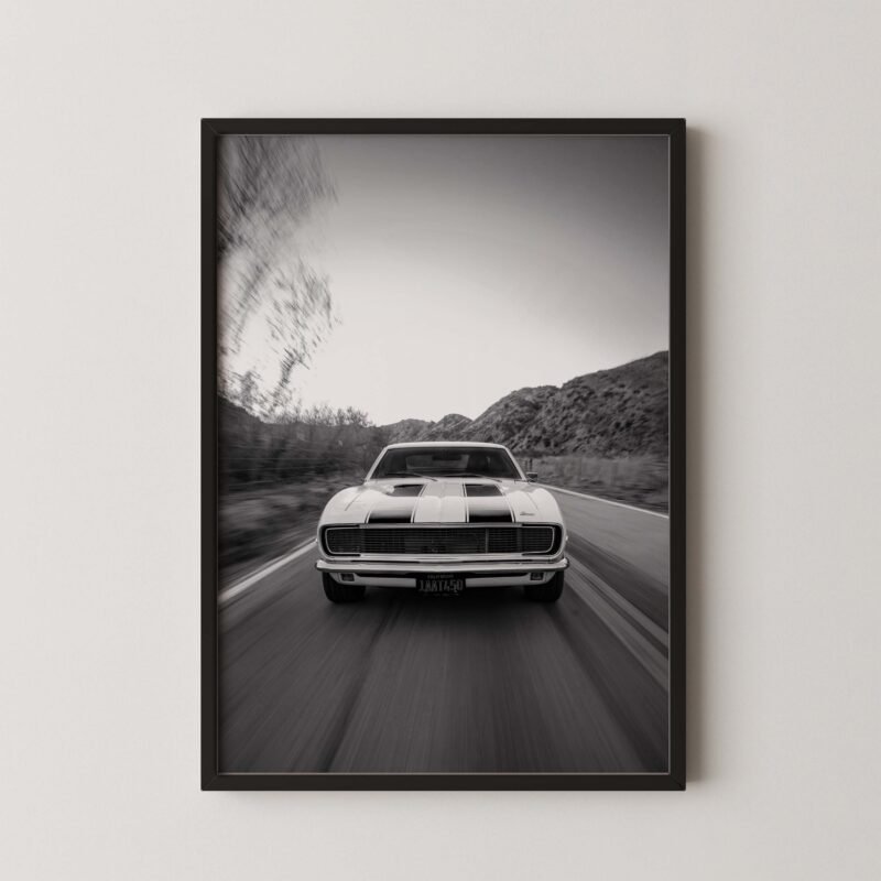 1967 chevy camaro photography digital print