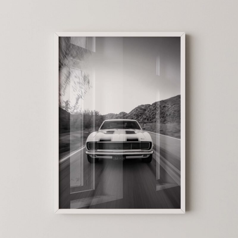 1967 chevy camaro photography digital print