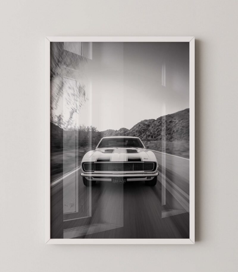 1967 chevy camaro photography digital print