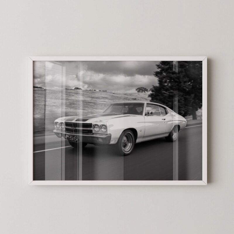1970 chevy chevelle 454 driver photography print