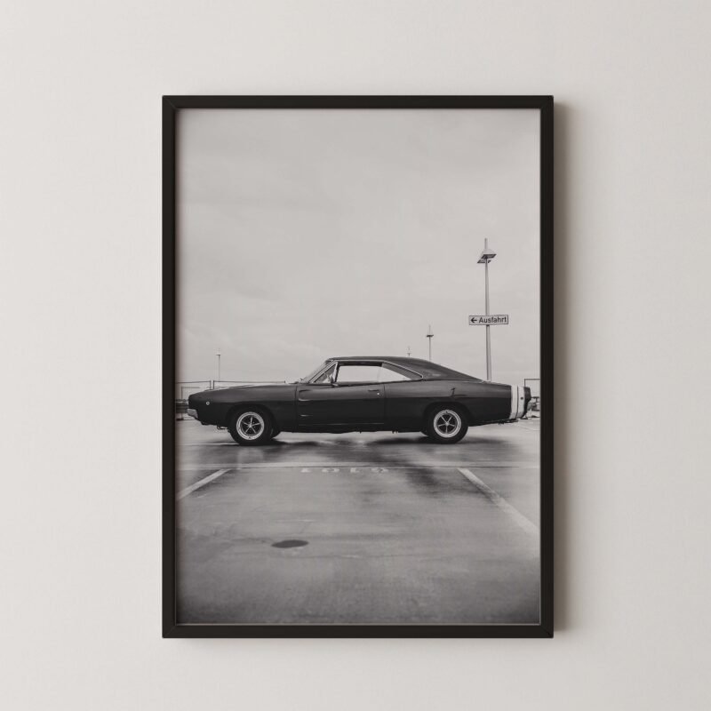 Vintage Dodge Charger Print