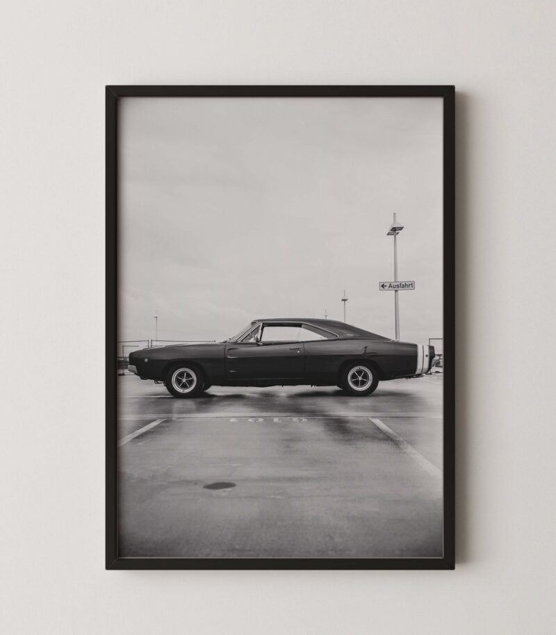 Vintage Dodge Charger Print