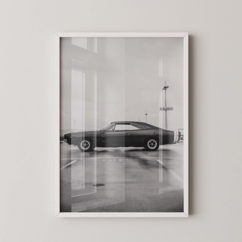 Vintage Dodge Charger Print