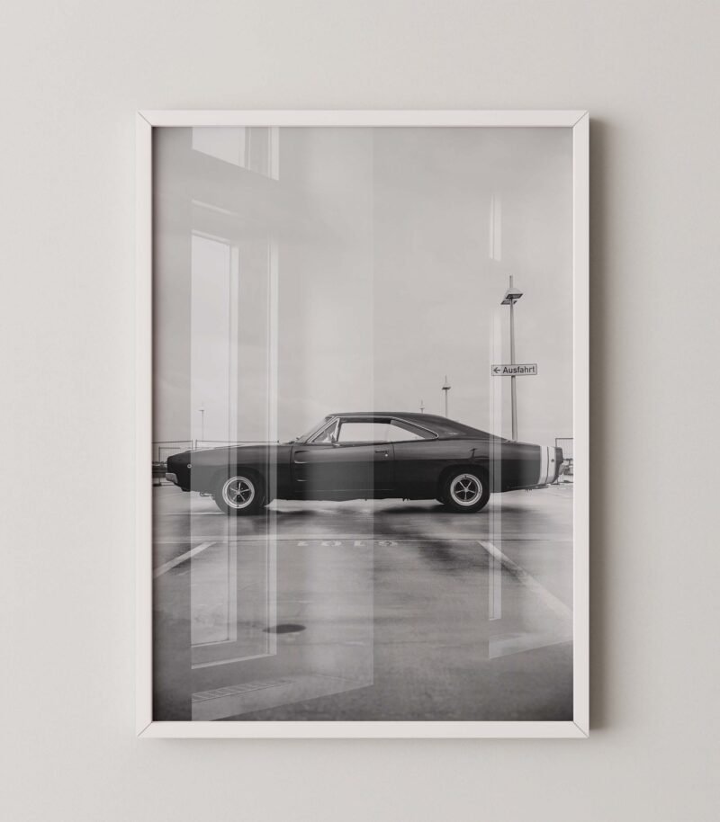 Vintage Dodge Charger Print