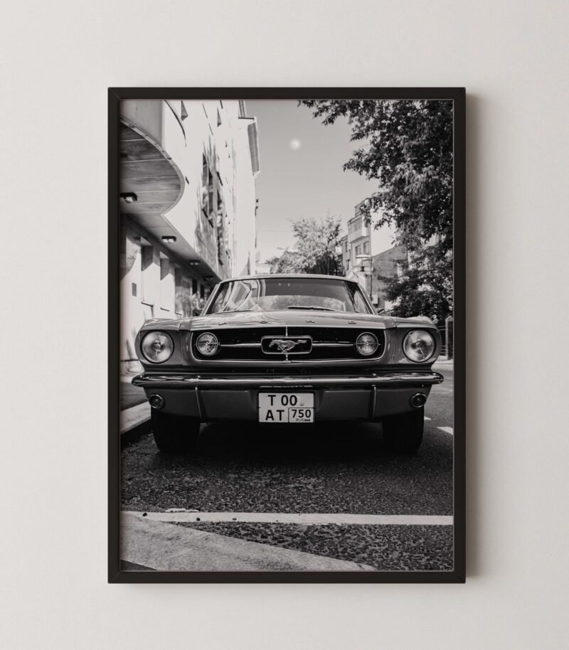 Classic Ford Mustang Digital Poster