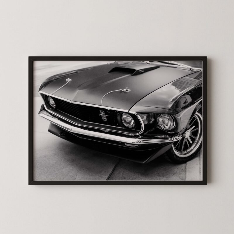 Close Up Ford Mustang Print