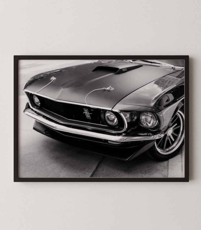 Close Up Ford Mustang Print