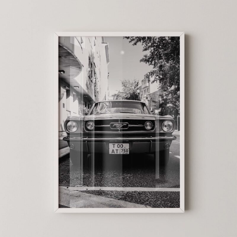 Classic Ford Mustang Digital Poster