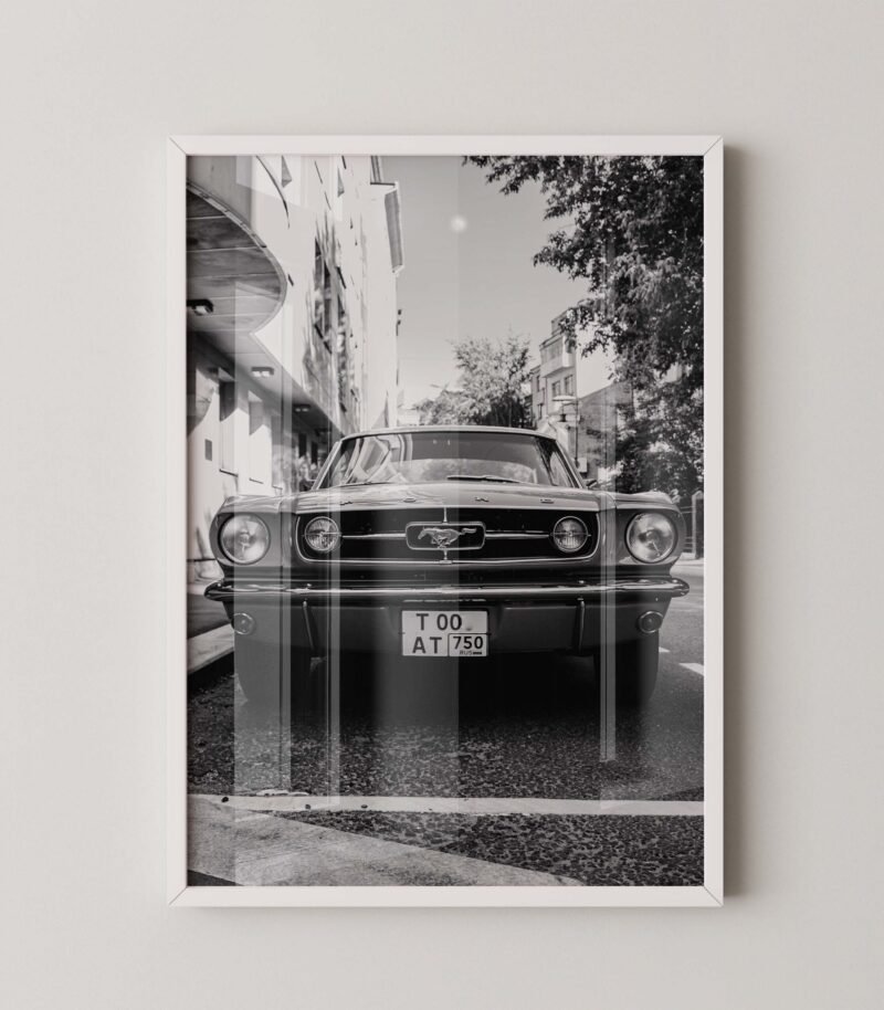 Classic Ford Mustang Digital Poster