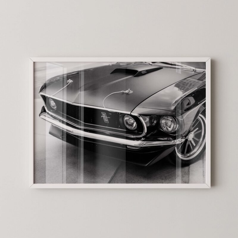 Close Up Ford Mustang Print