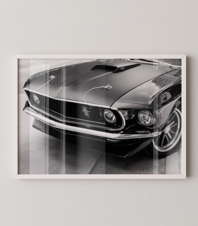 Close Up Ford Mustang Print