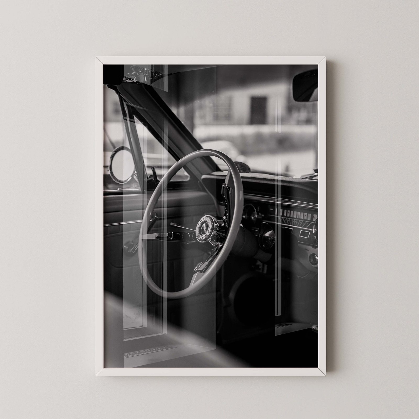 Retro Ford Mustang Steering Wheel - Image 2