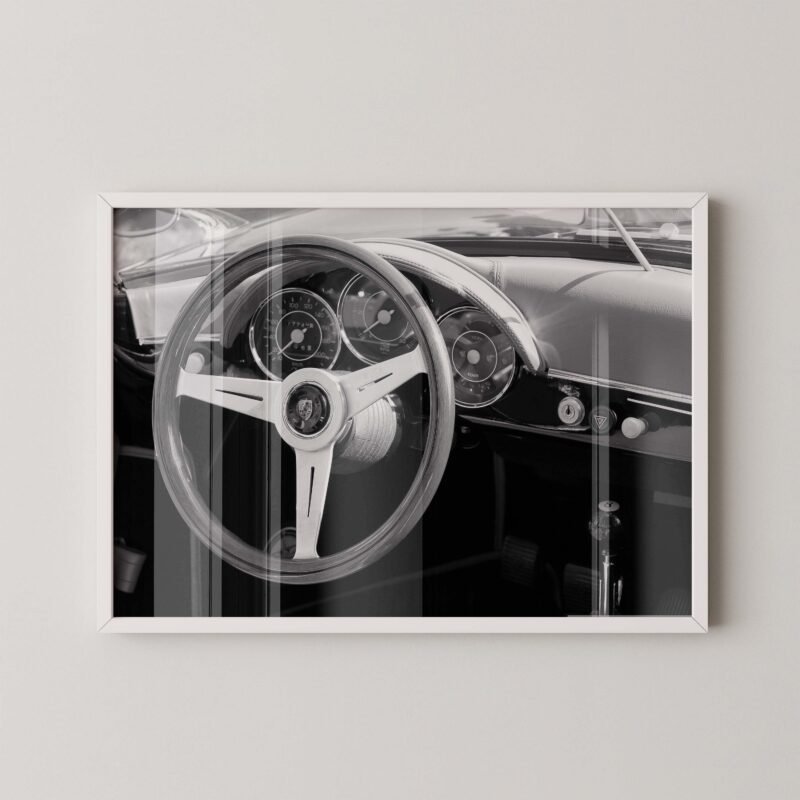 Classic Porsche Cockpit Print
