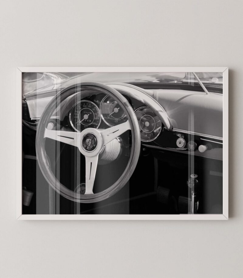 Classic Porsche Cockpit Print
