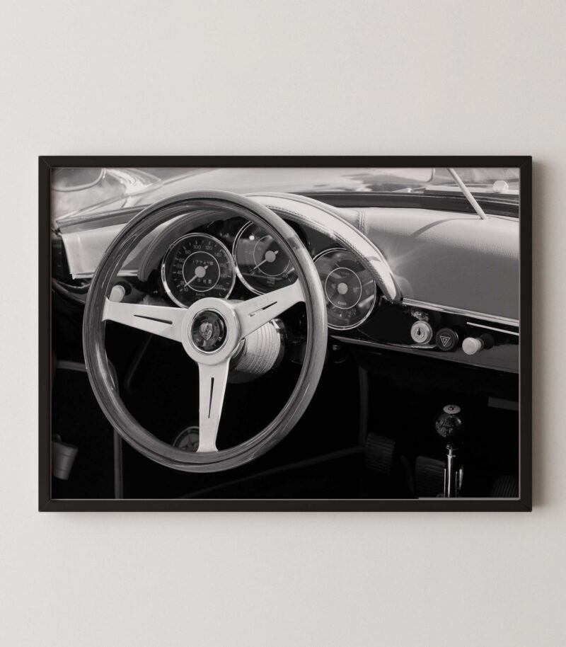 Classic Porsche Cockpit Print