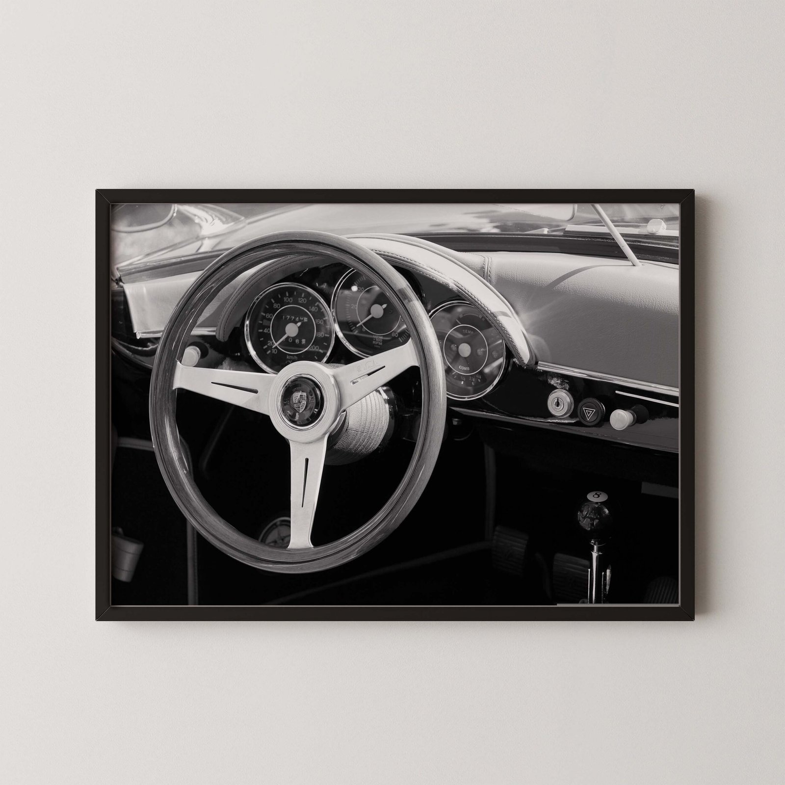 Classic Porsche Cockpit Print