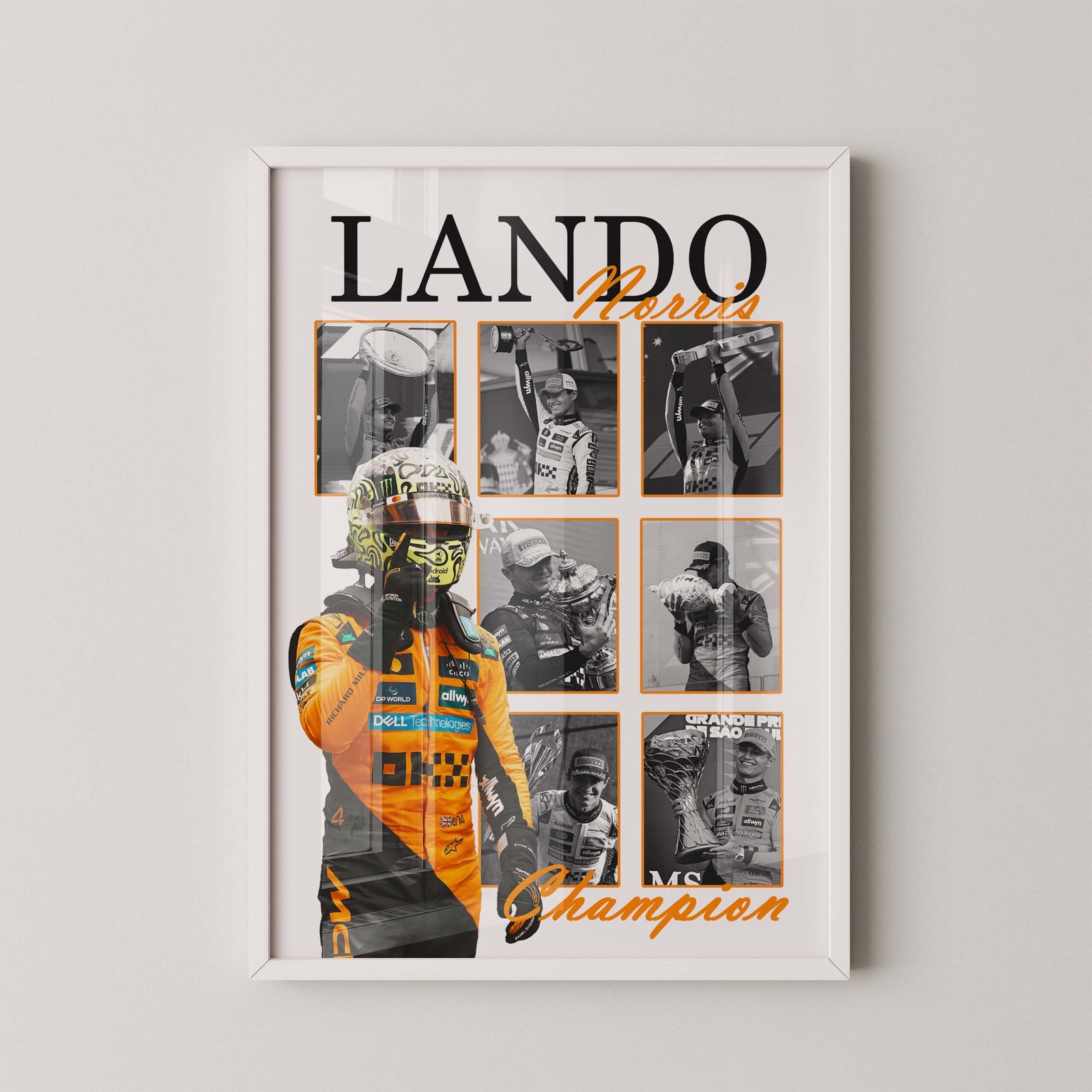 Lando Norris Champion Poster - Image 2