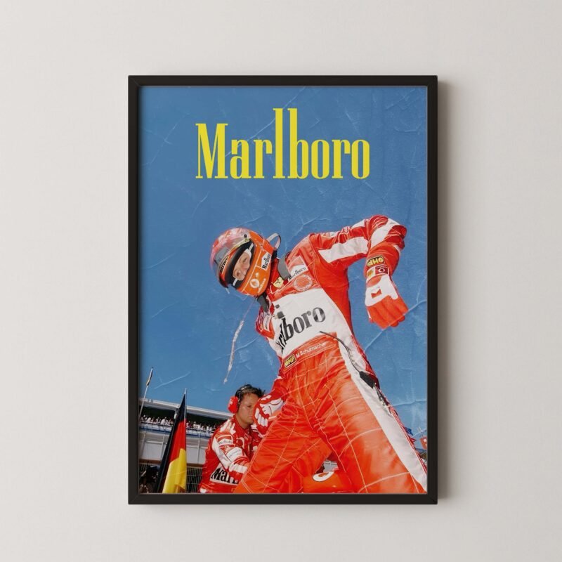 Schumacher F1 Marlboro Poster