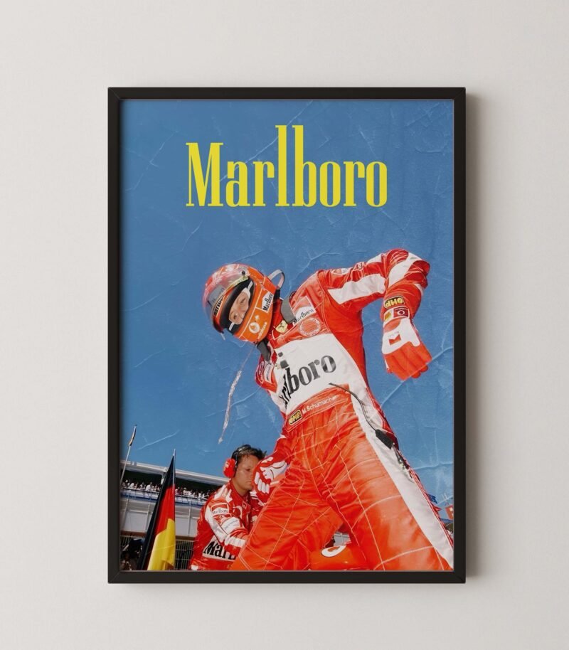 Schumacher F1 Marlboro Poster