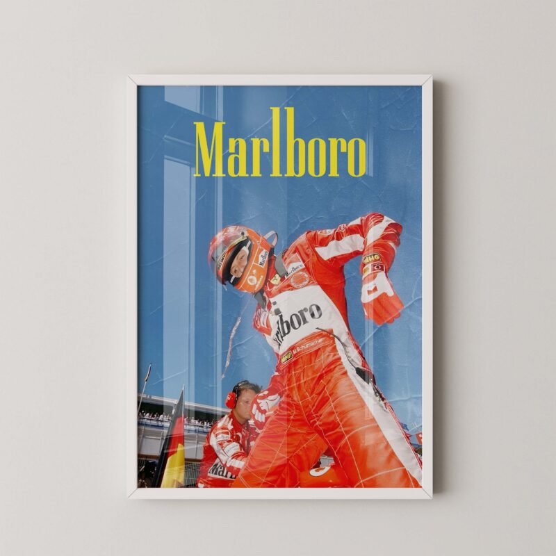 Schumacher F1 Marlboro Poster