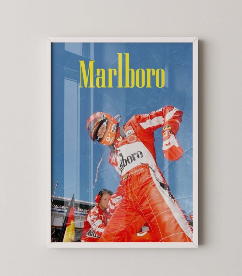 Schumacher F1 Marlboro Poster