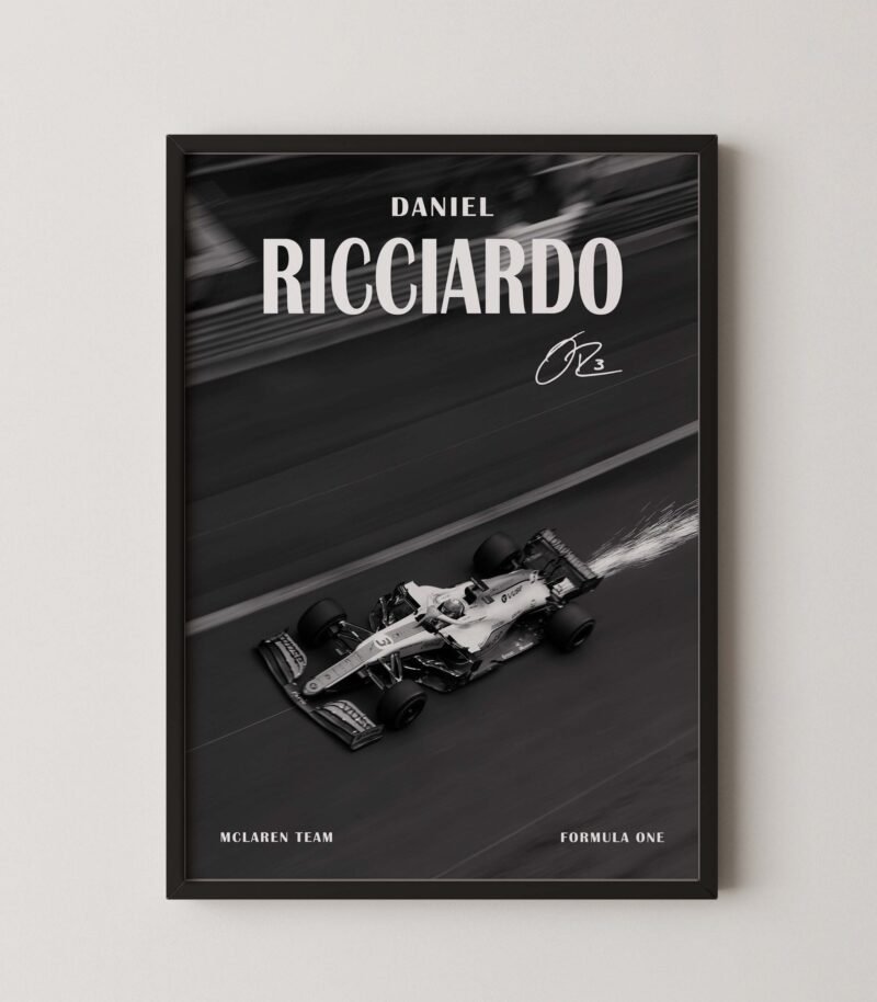 Formula 1 Mclaren Fire Daniel Ricciardo Print
