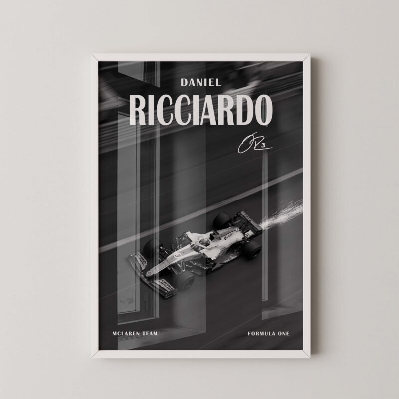 Formula 1 Mclaren Fire Daniel Ricciardo Print