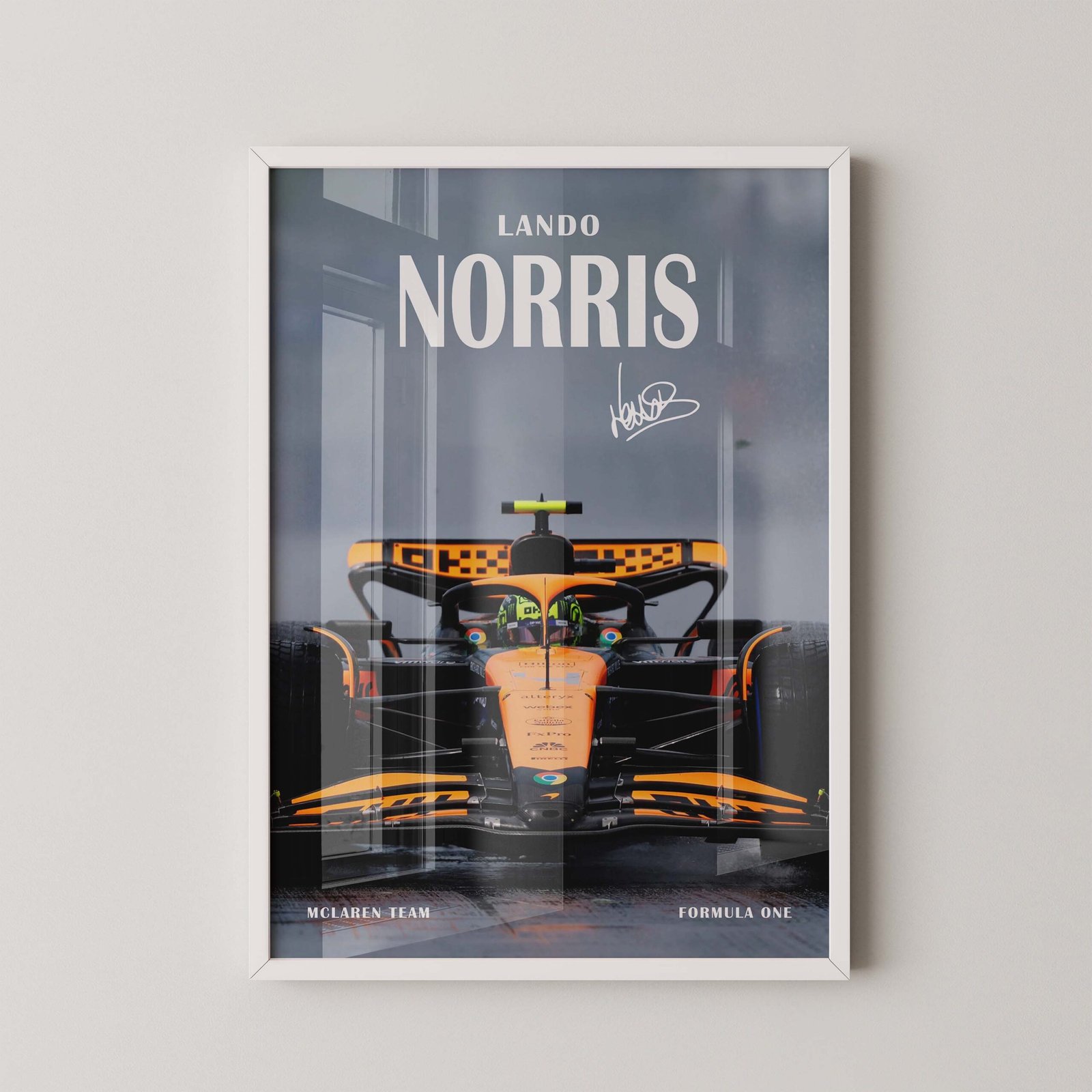 Lando Norris F1 Mclaren Poster - Image 2