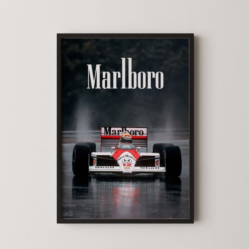 Retro F1 Marlboro Digital Print