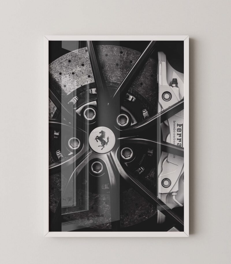 Ferrari Wheel Print