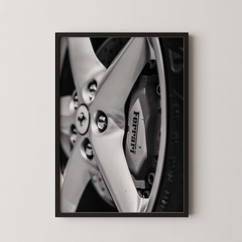 Ferrari Wheel Poster