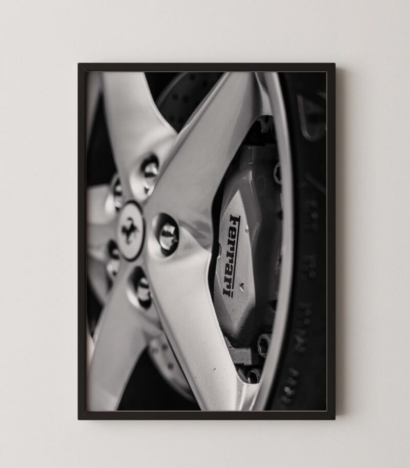 Ferrari Wheel Poster