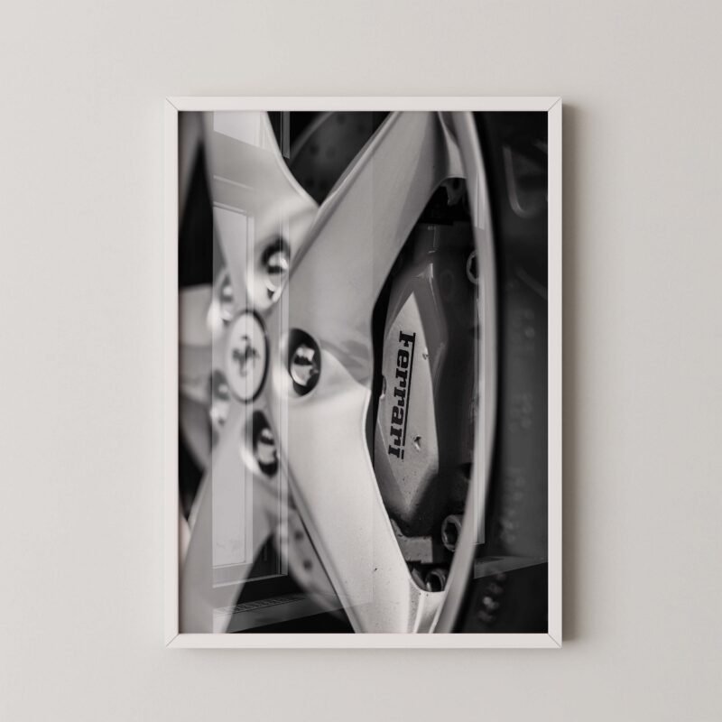 Ferrari Wheel Poster