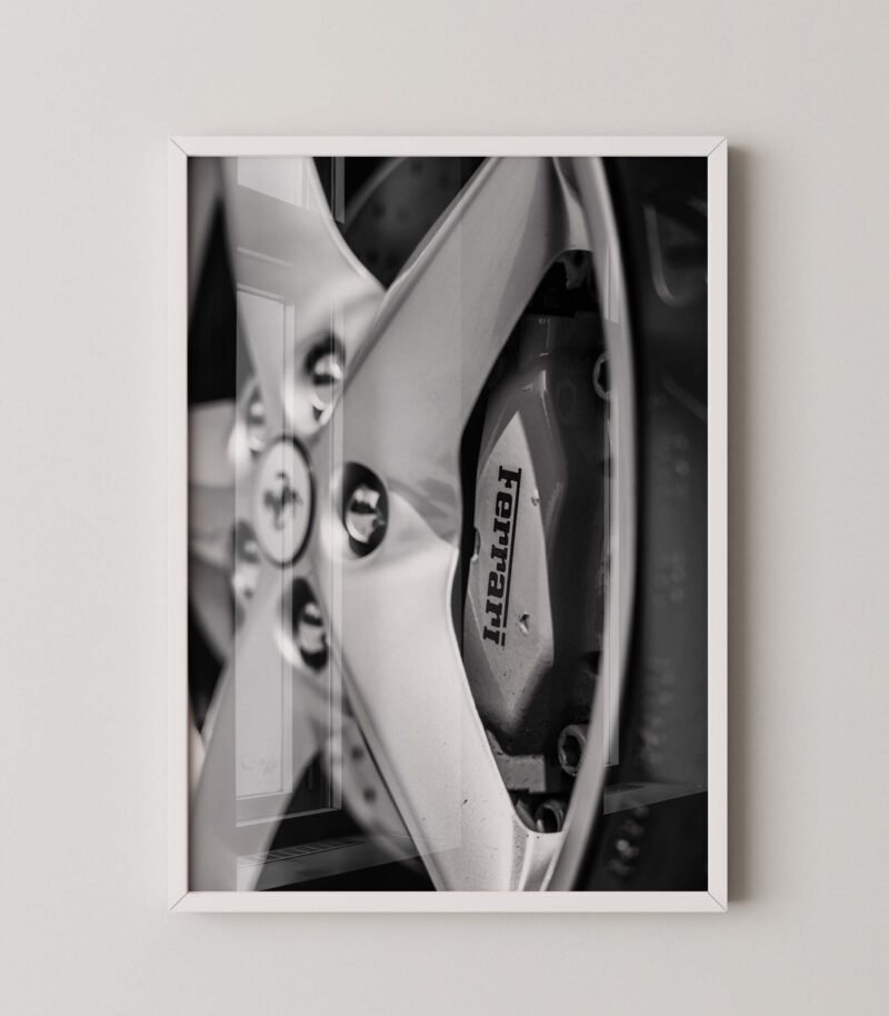 Ferrari Wheel Poster