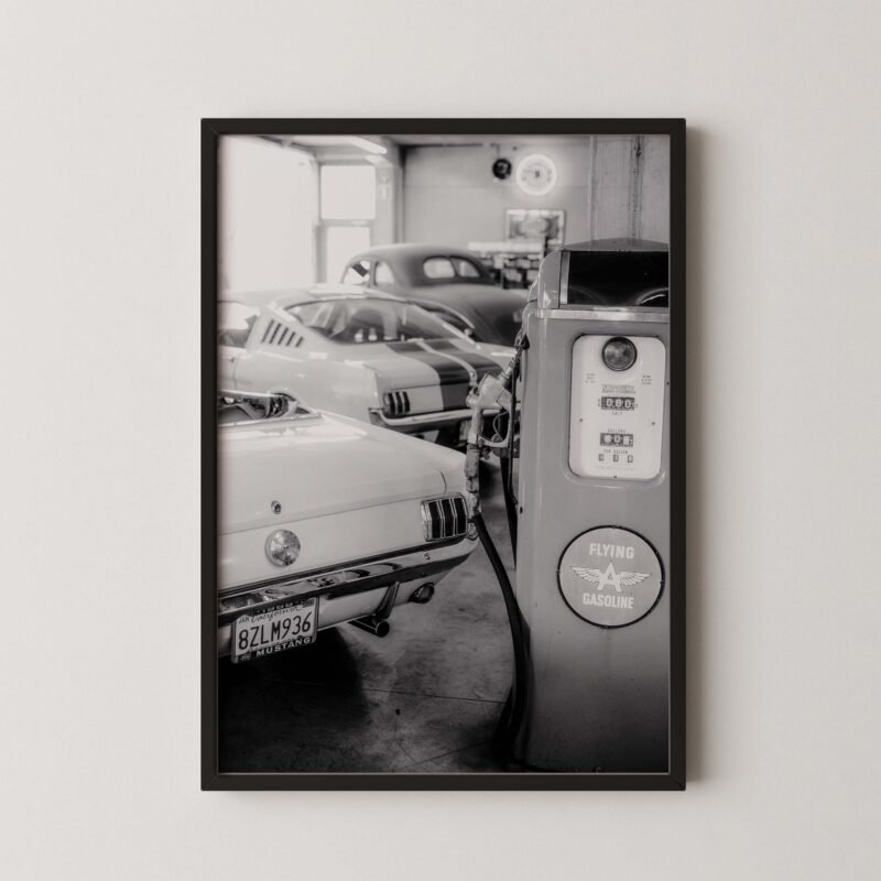 Ford Mustang Retro Print