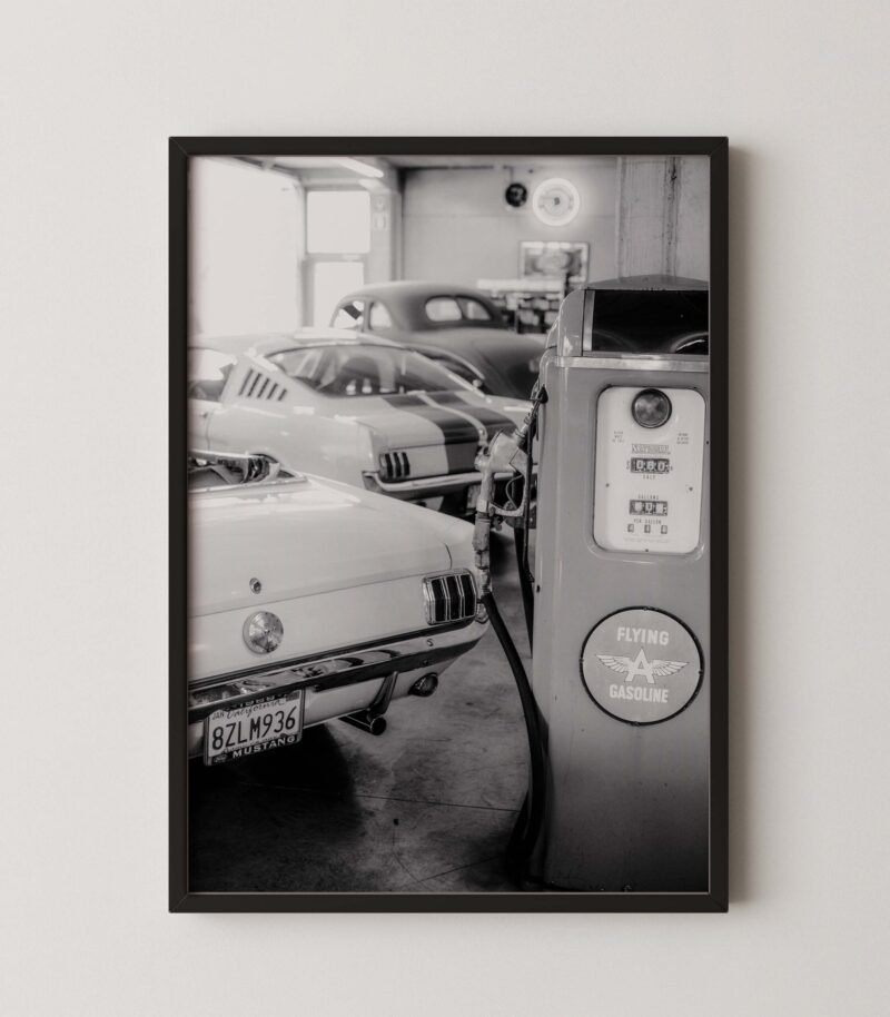Ford Mustang Retro Print