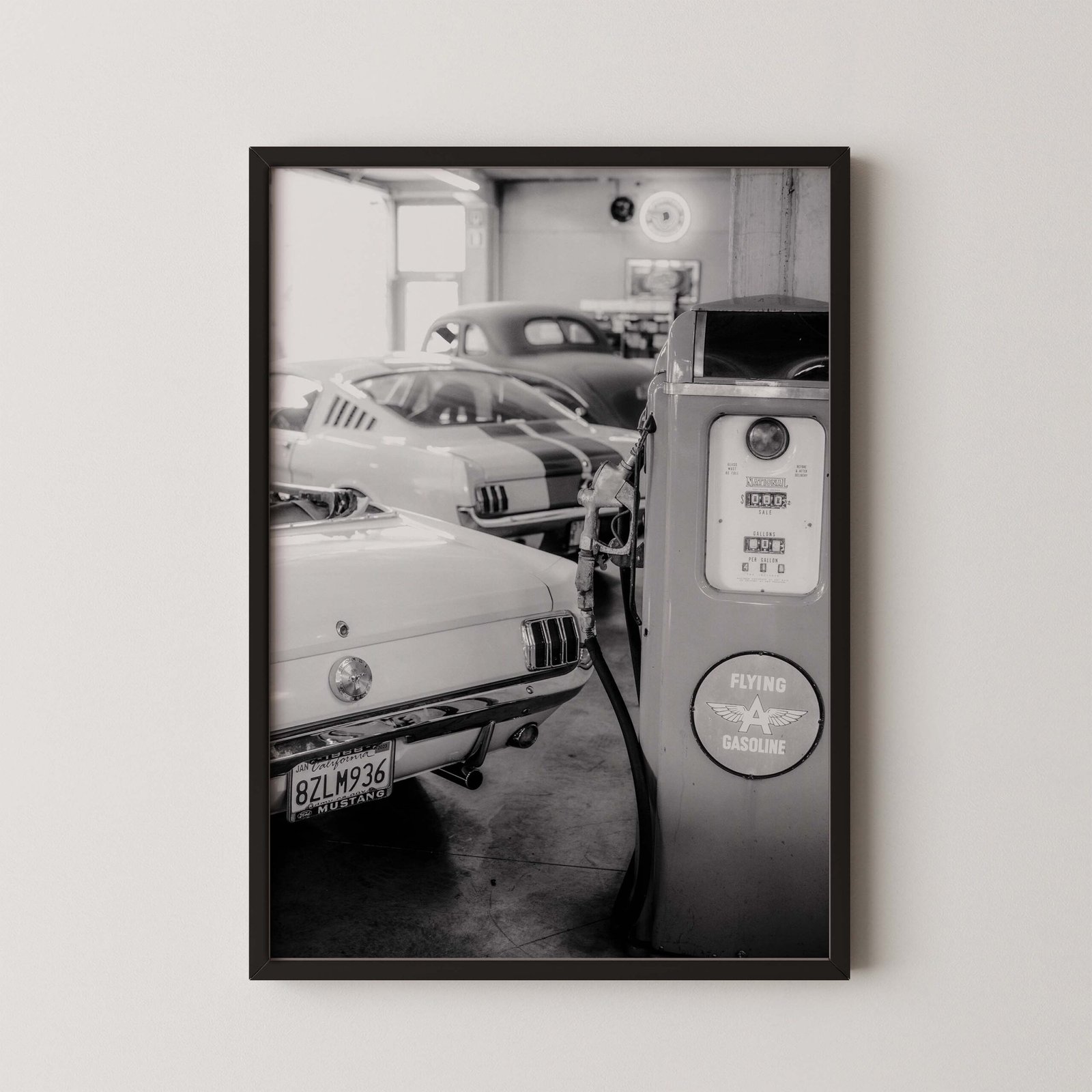 Ford Mustang Retro Print