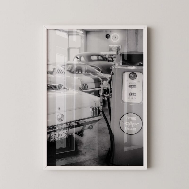 Ford Mustang Retro Print