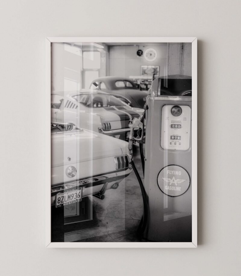 Ford Mustang Retro Print