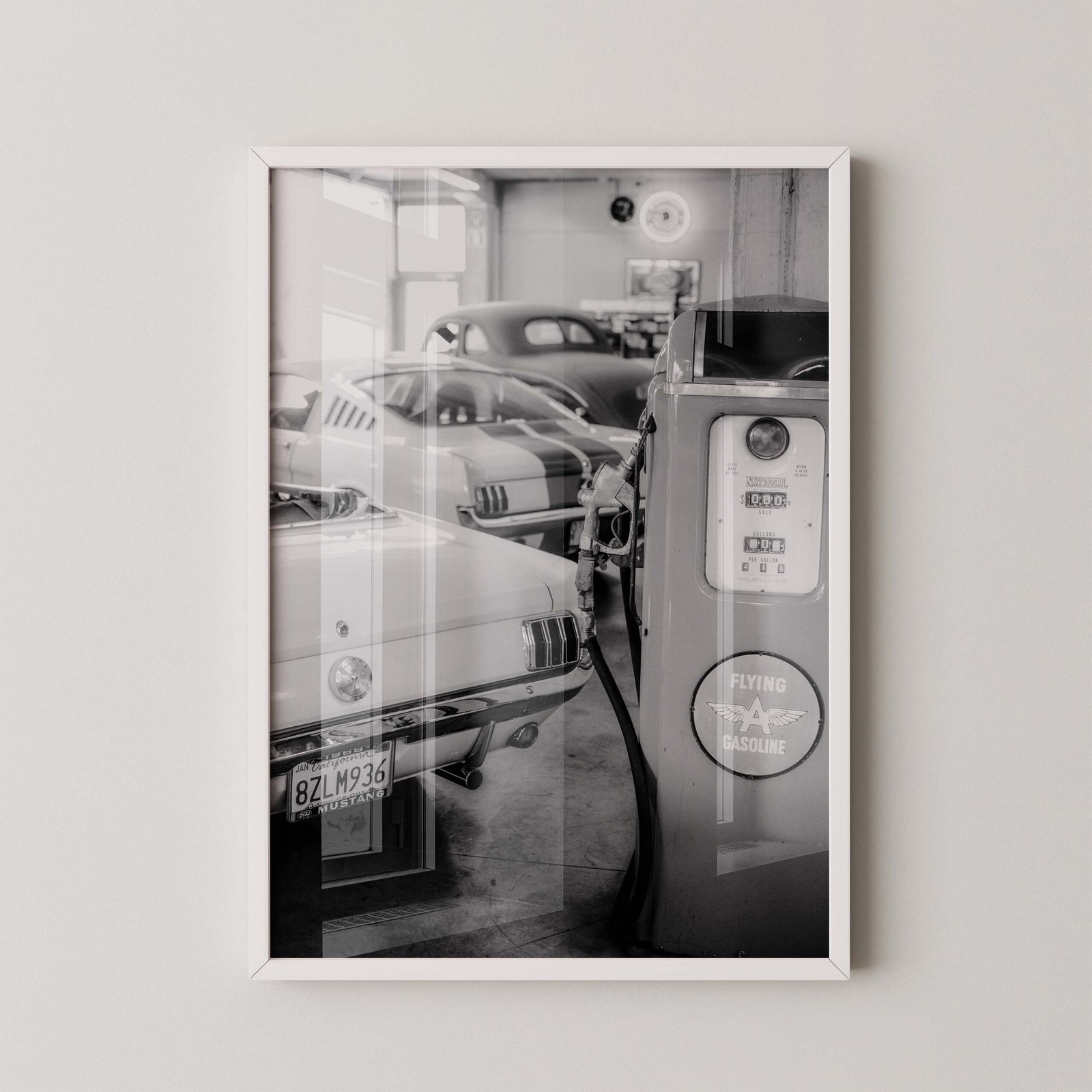 Ford Mustang Retro Print - Image 2