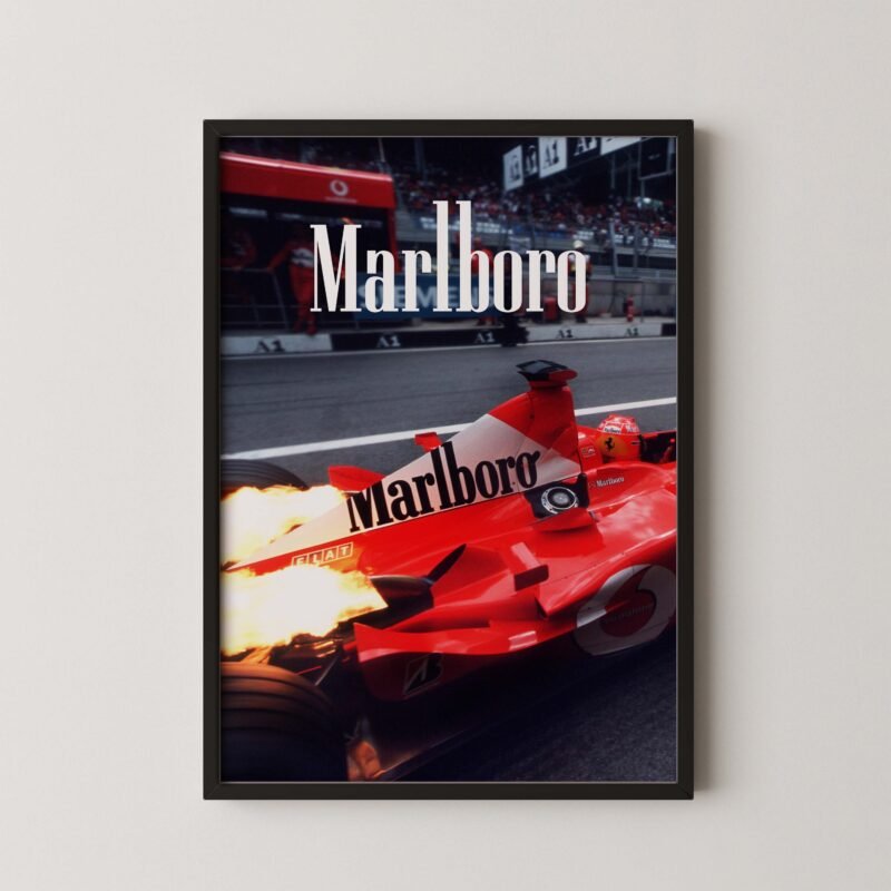 Formula 1 Marlboro Schumacher poster