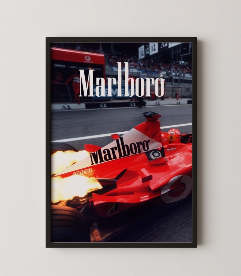 Formula 1 Marlboro Schumacher poster