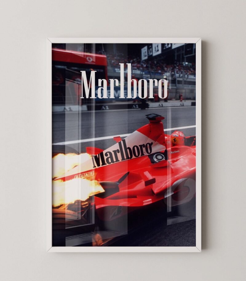 Formula 1 Marlboro Schumacher poster