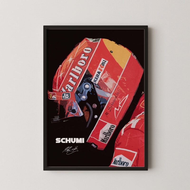 The Red Baron Schumi F1 Poster
