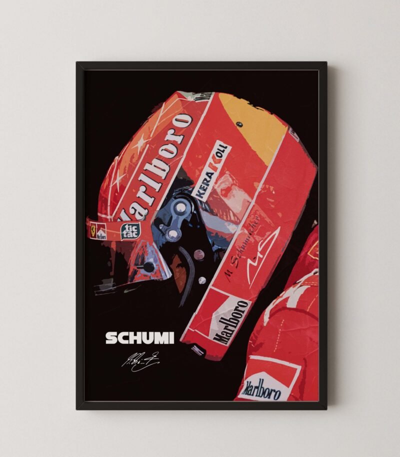 The Red Baron Schumi F1 Poster
